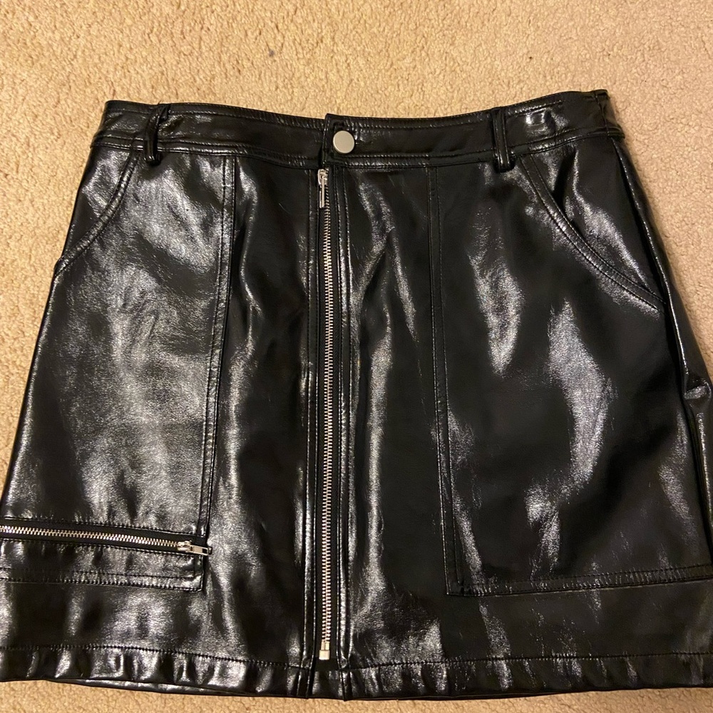 Princess Polly leather skirt